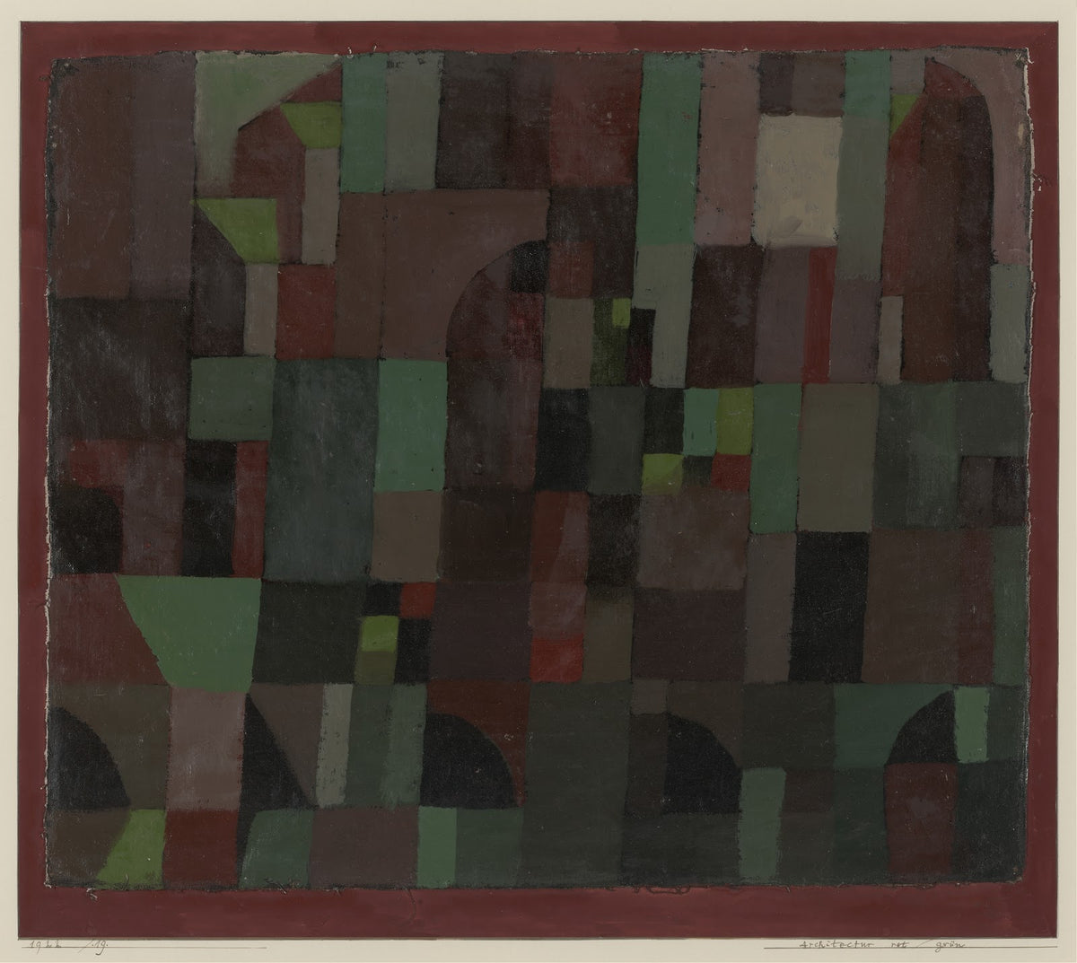 RedGreen Architecture yellowvioletgradation 1922