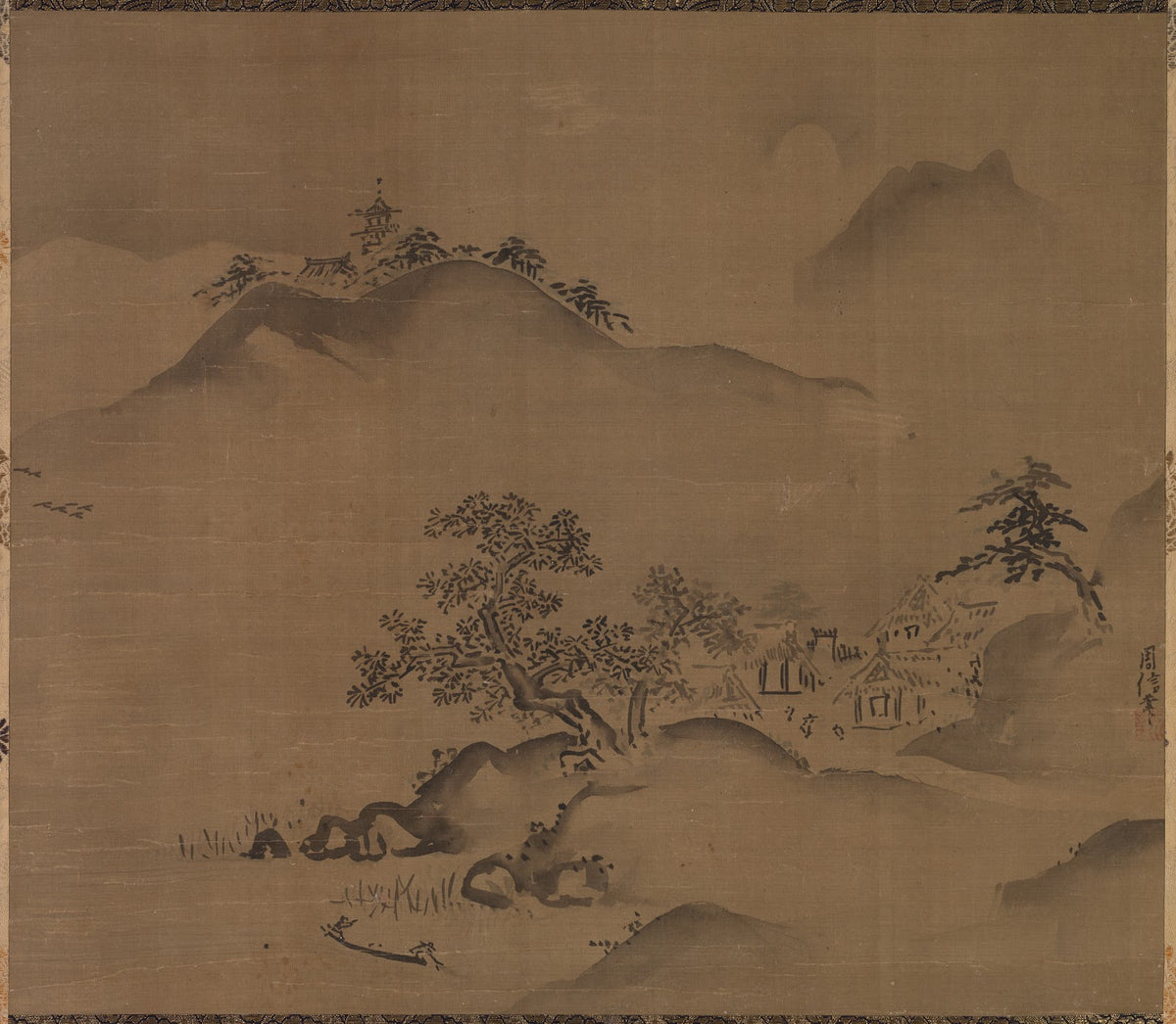 Chinese Landscape late 1600s 1728