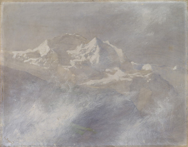 The Jungfrau in the fog circa 1888