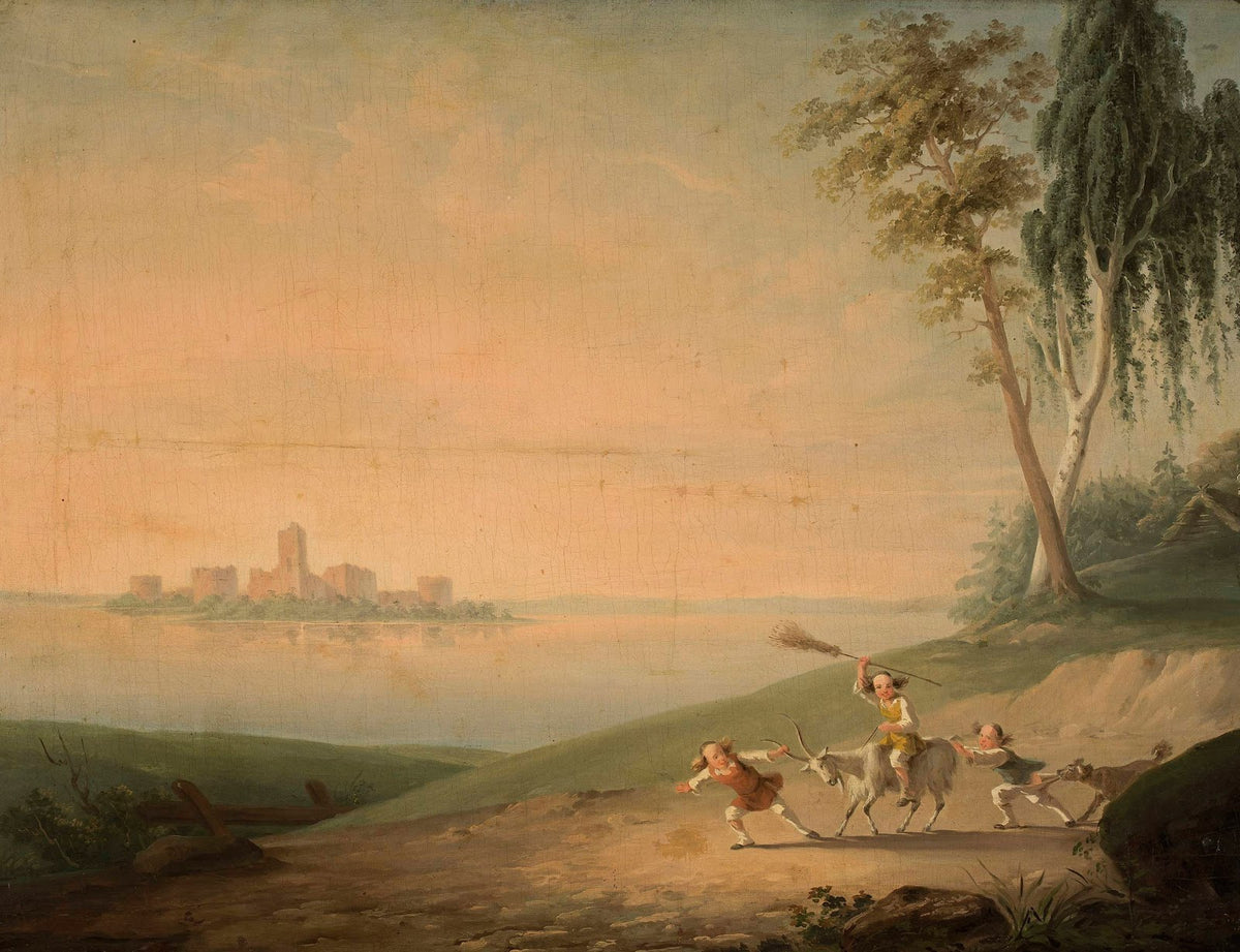 Genre scene at Lake Galve