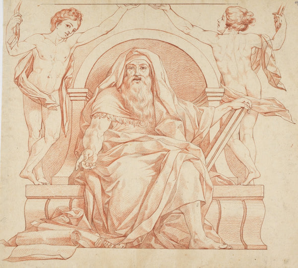 Moses sitzend