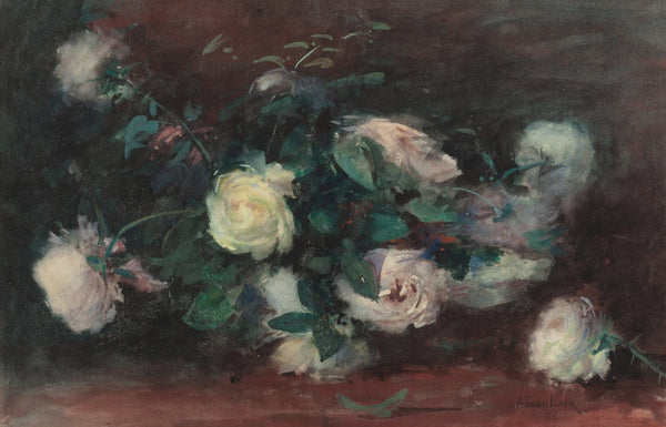 Still Life with White Roses