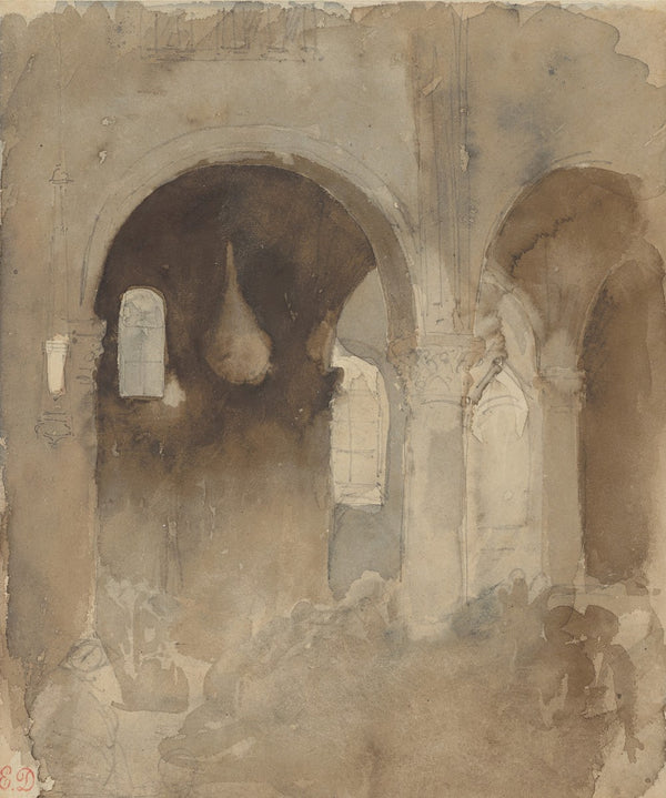 Interior of the Church of Valmont Abbey 182931