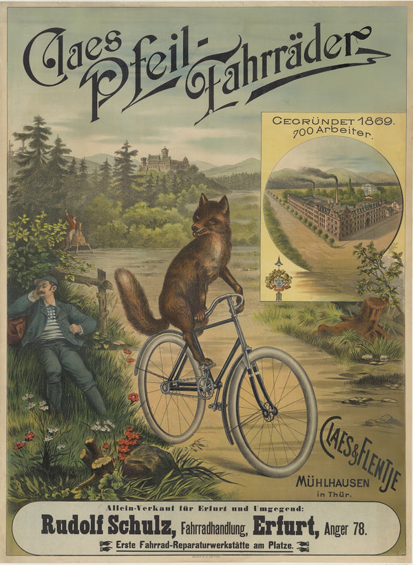 Claes Pfeil Fahrräder 1905