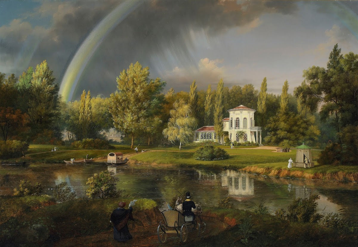 View of Morysinek in Wilanów 1834