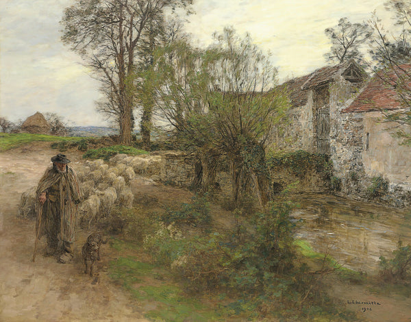 Sortie Du Troupeau Du Rue Chailly 1904