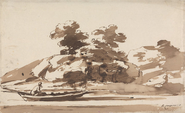 Boatman in a Punt