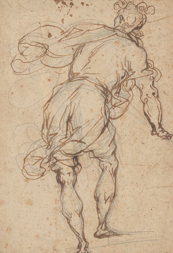Male Figure Seen from Behind ca 160310