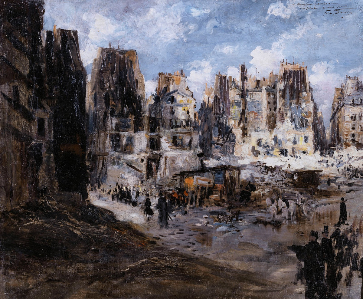 Le percement de lavenue de lOpéra 1878