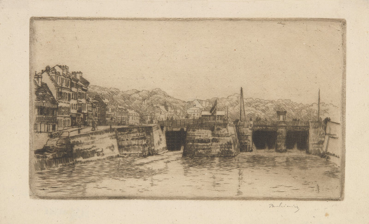 View to the Saint Valéry en Caux 1907