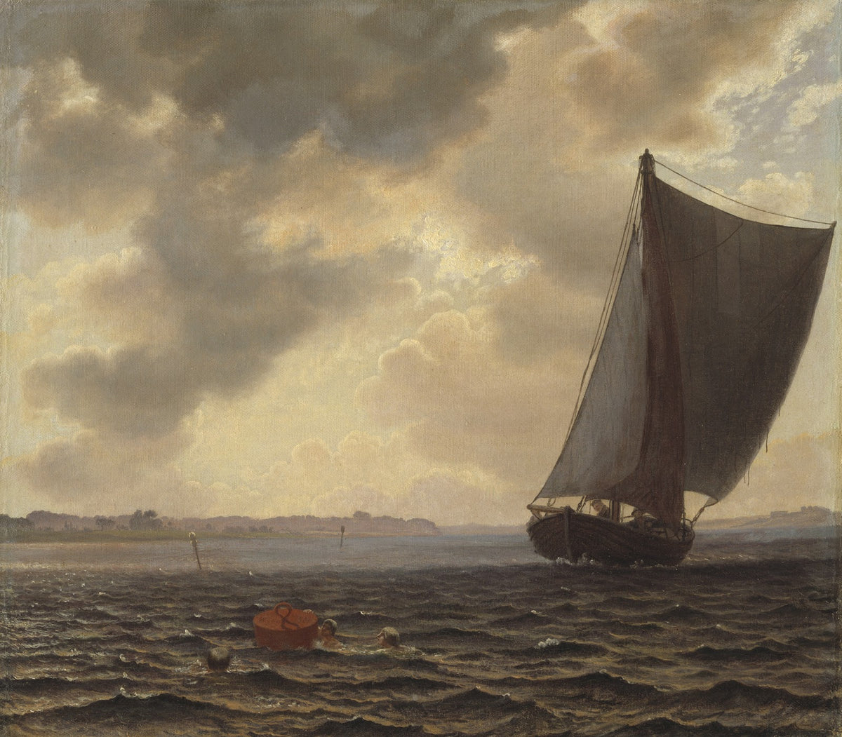 Sailing Boats in Guldborg Sound 1861