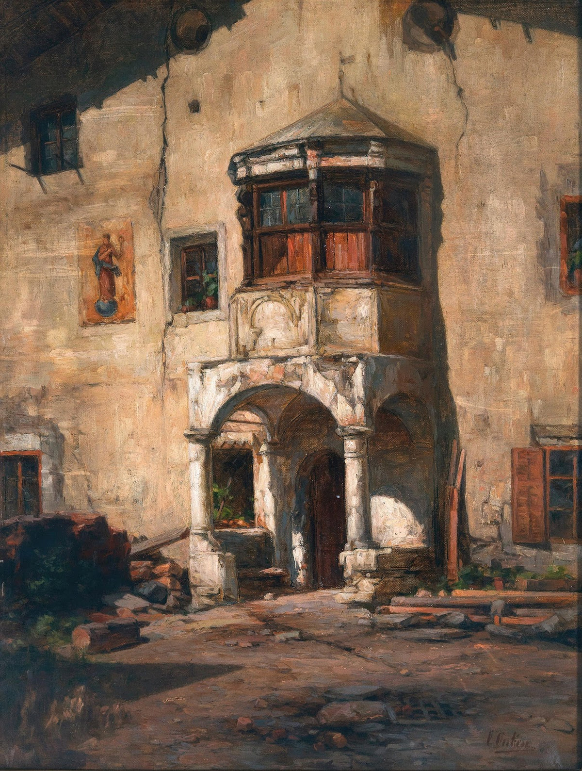 An Inner Courtyard in the South