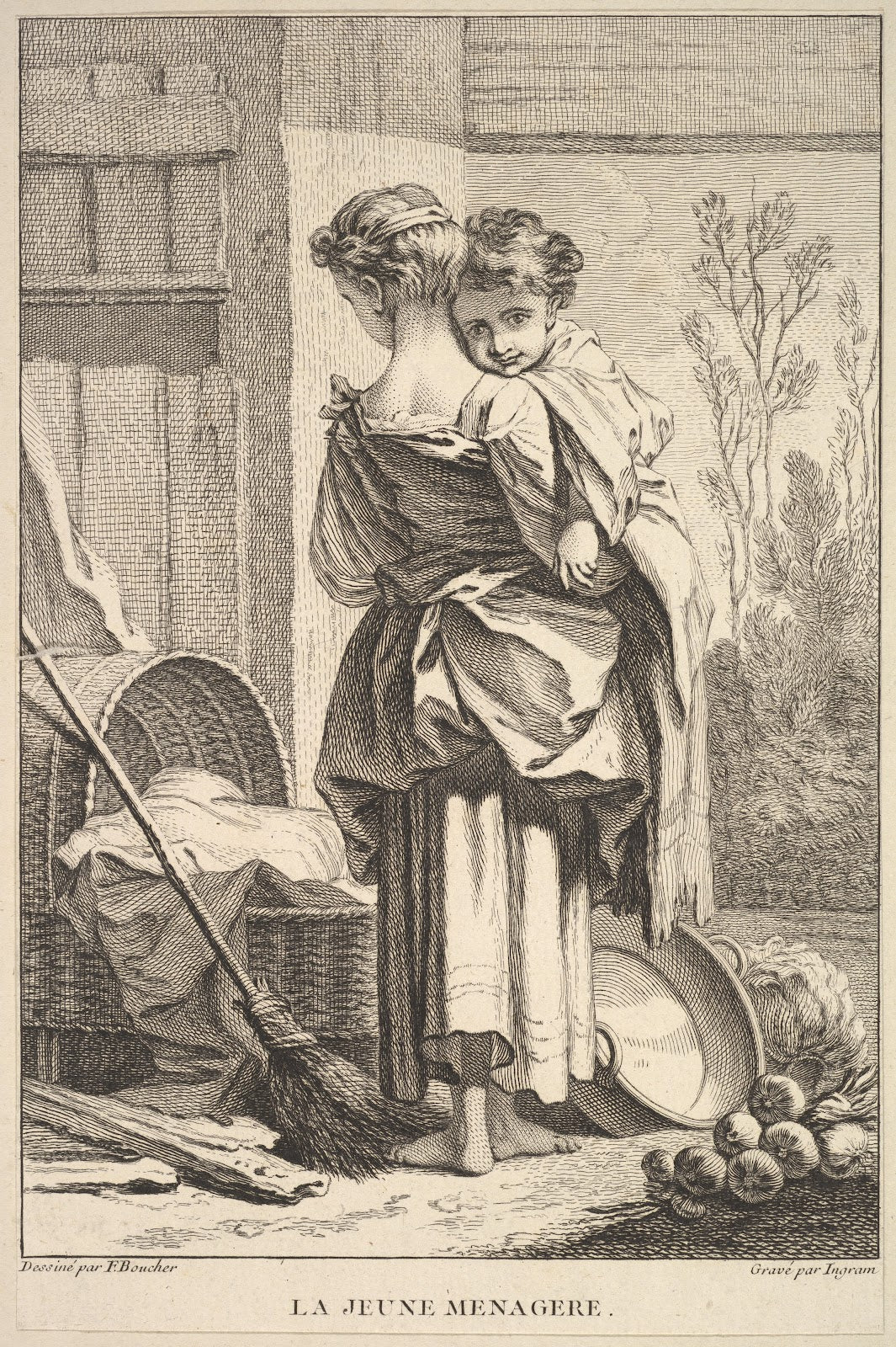 The Young Housekeeper After François Boucher 17411763