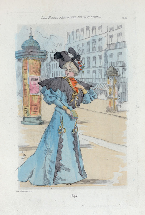 1892 Womens fashion in nineteenth century Paris 1902