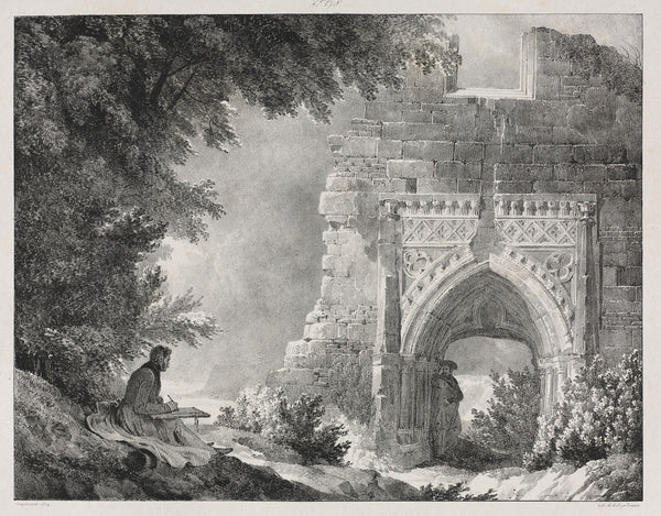 Ruins of the Palace of the White Queen 1824