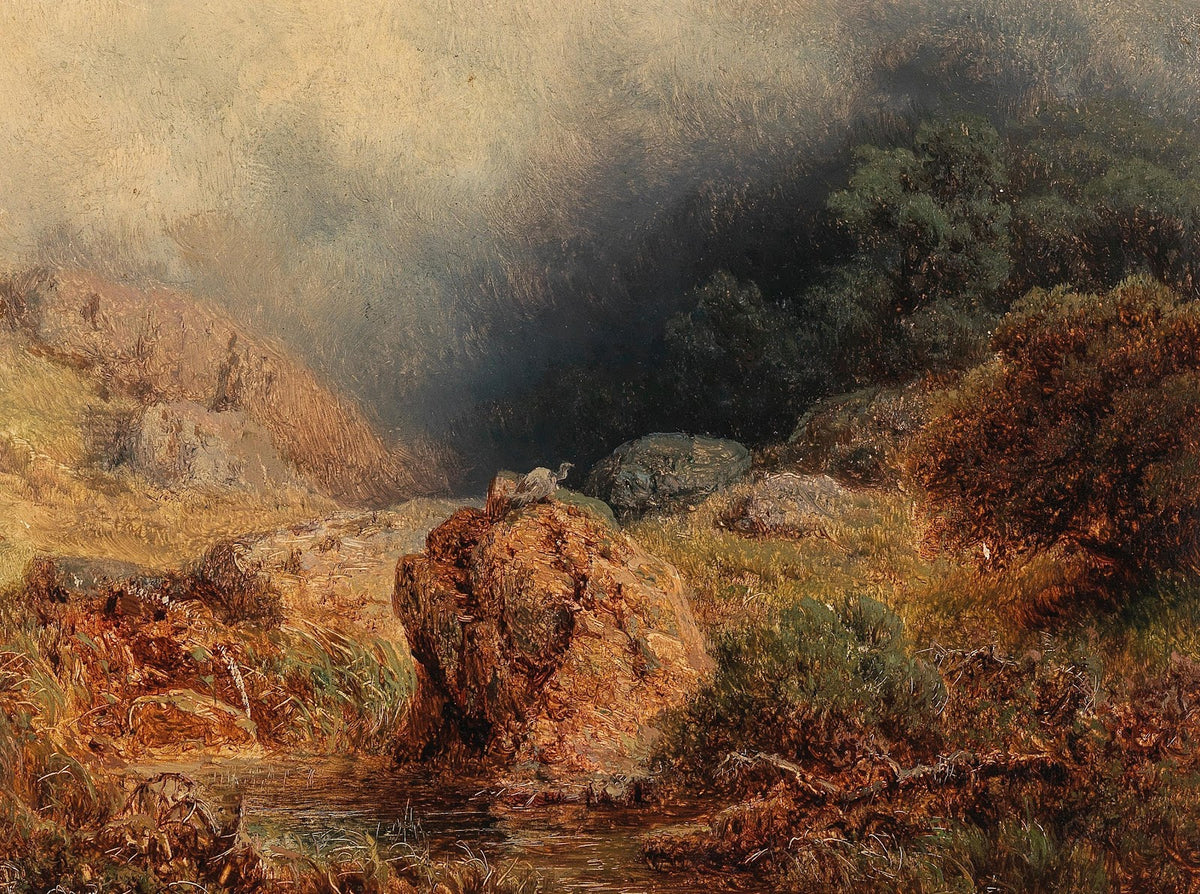 Nahendes Unwetter in den Bergen