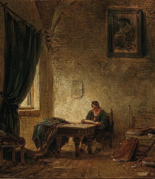 In The Study 1852