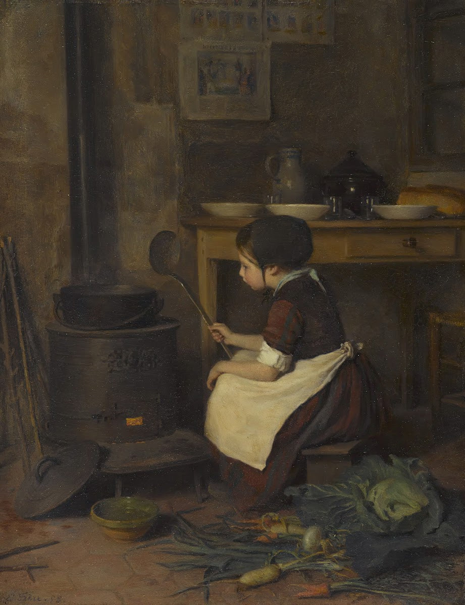 The Little Cook La Petite Cuisinière 1858