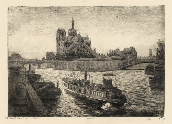 Abside de Notre Dame 19th Century