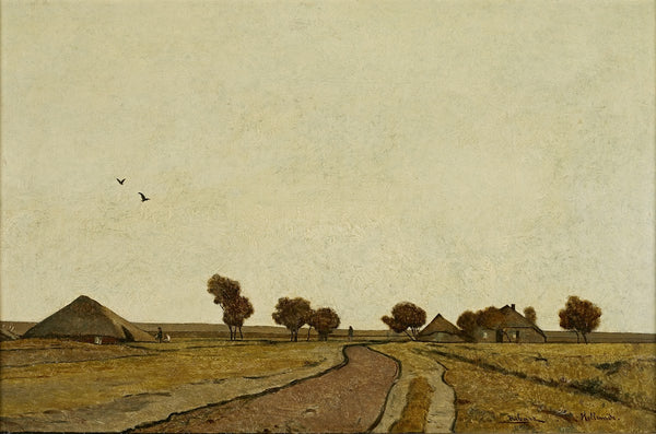 Holländische Landschaft mit Gehöften 1877