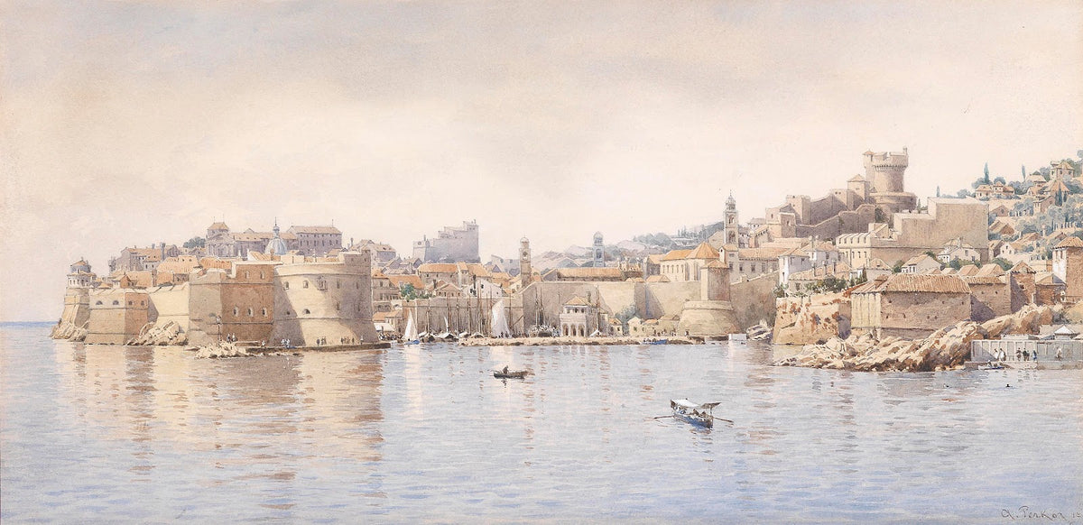 Blick auf Ragusa 1896