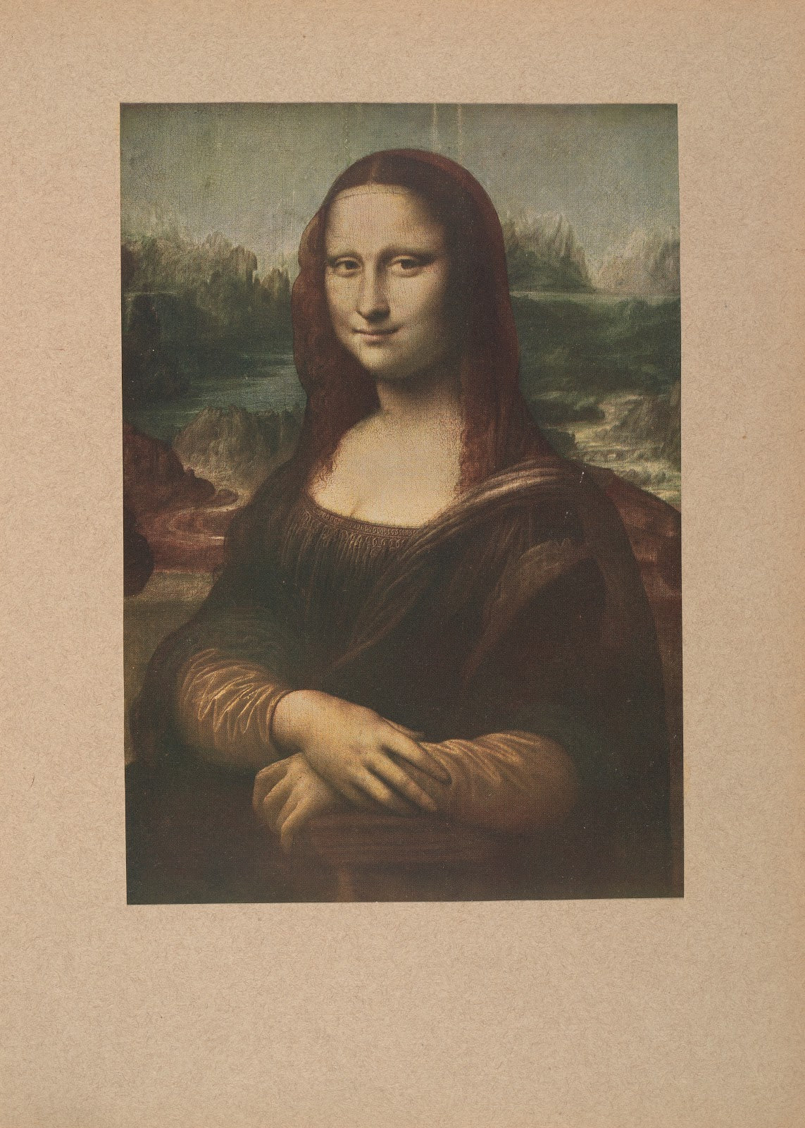 Leonardo da Vinci La Gioconda 1910