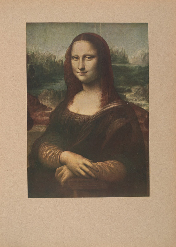 Leonardo da Vinci La Gioconda 1910