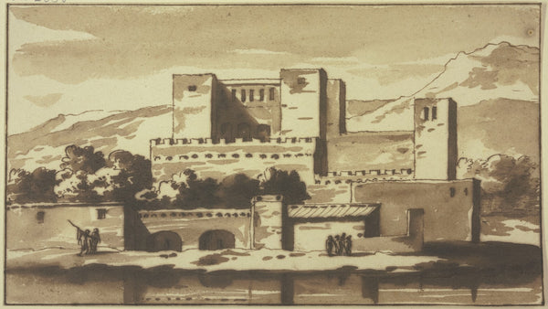 Italienisches Kastell am Wasser 1674