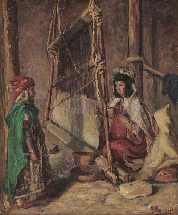 Les fileuses à Bou Saâda 1922