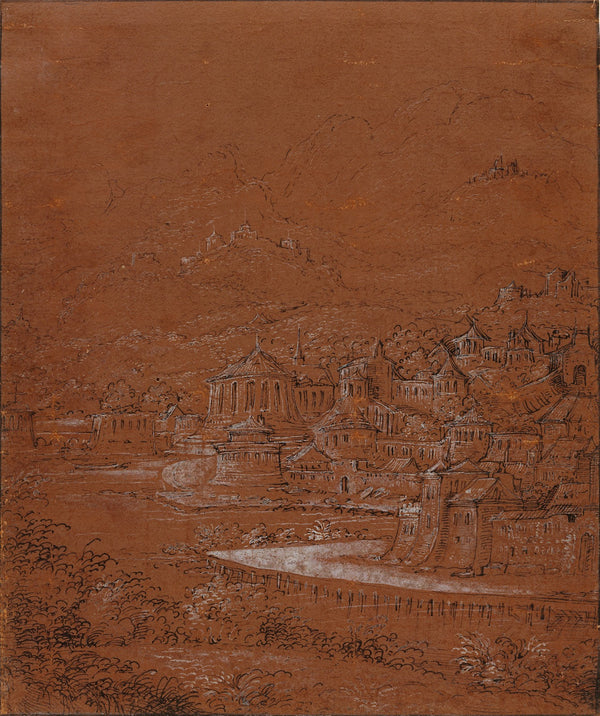 Mountain Landscape with an Imaginary City 15541555
