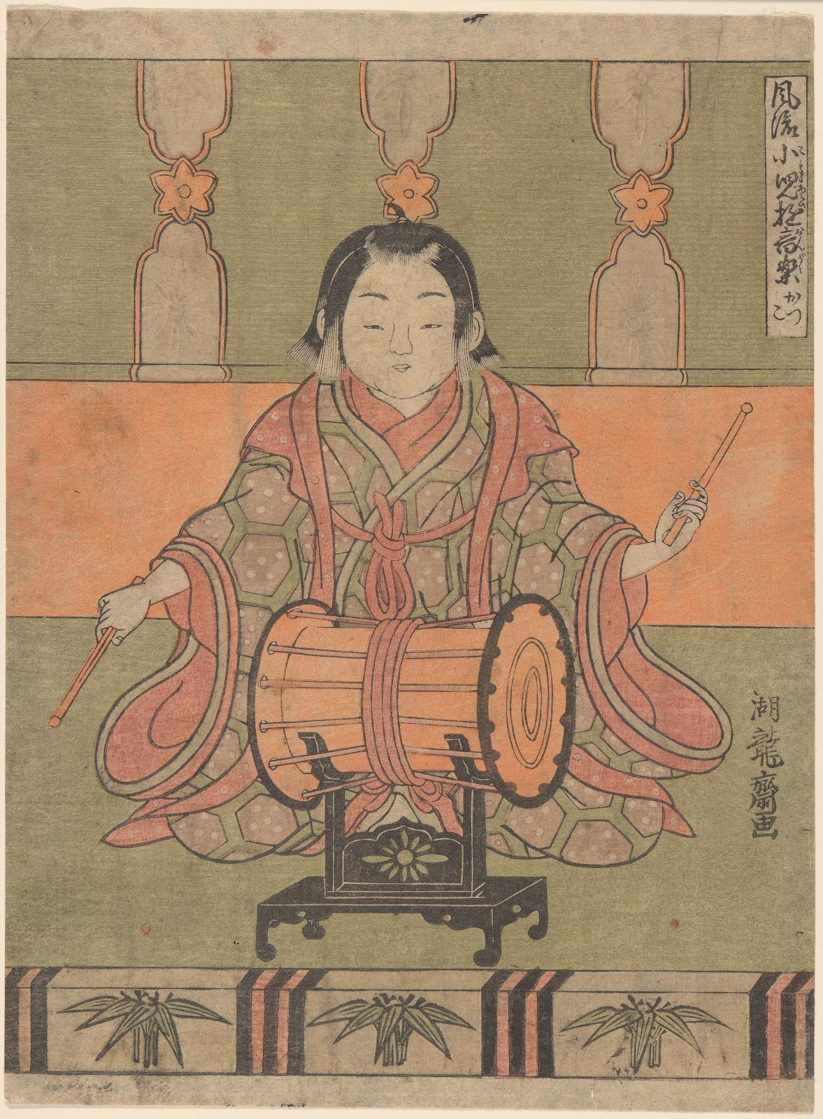 Man with Drum ca 17601780