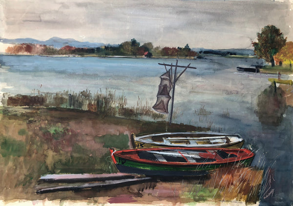 Fischerkähne 1940