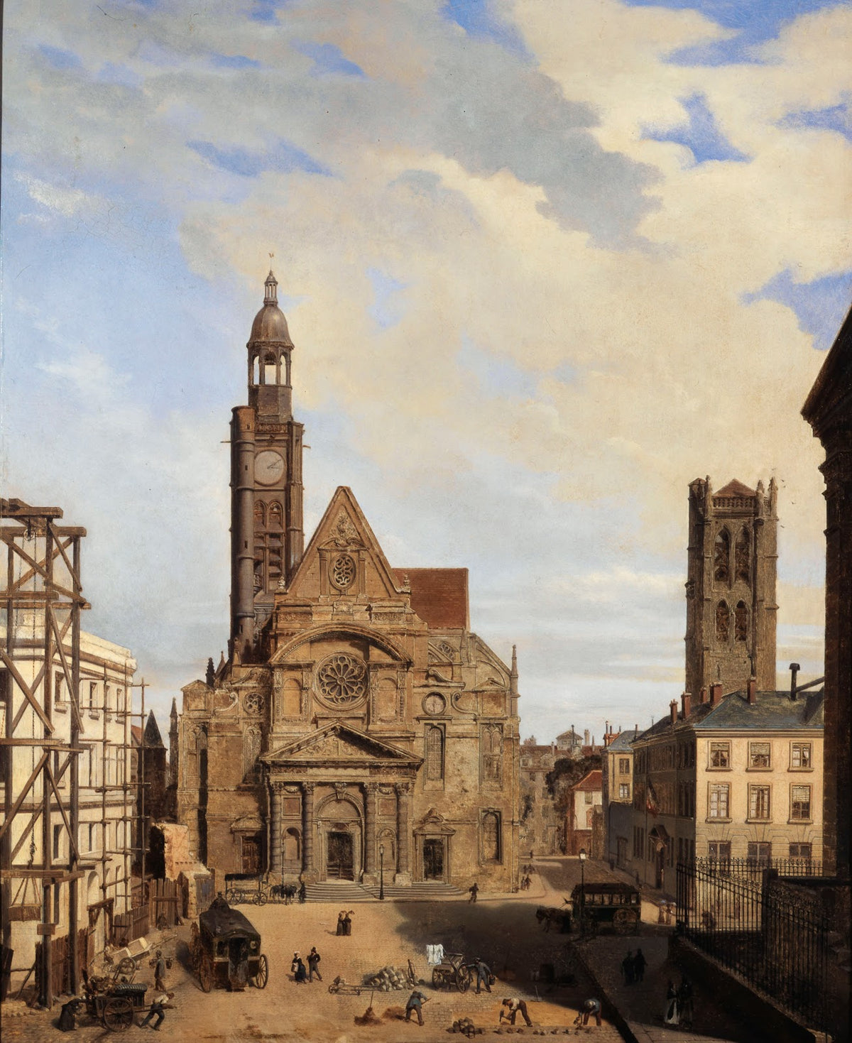 LÉglise Saint Étienne du Mont 1873