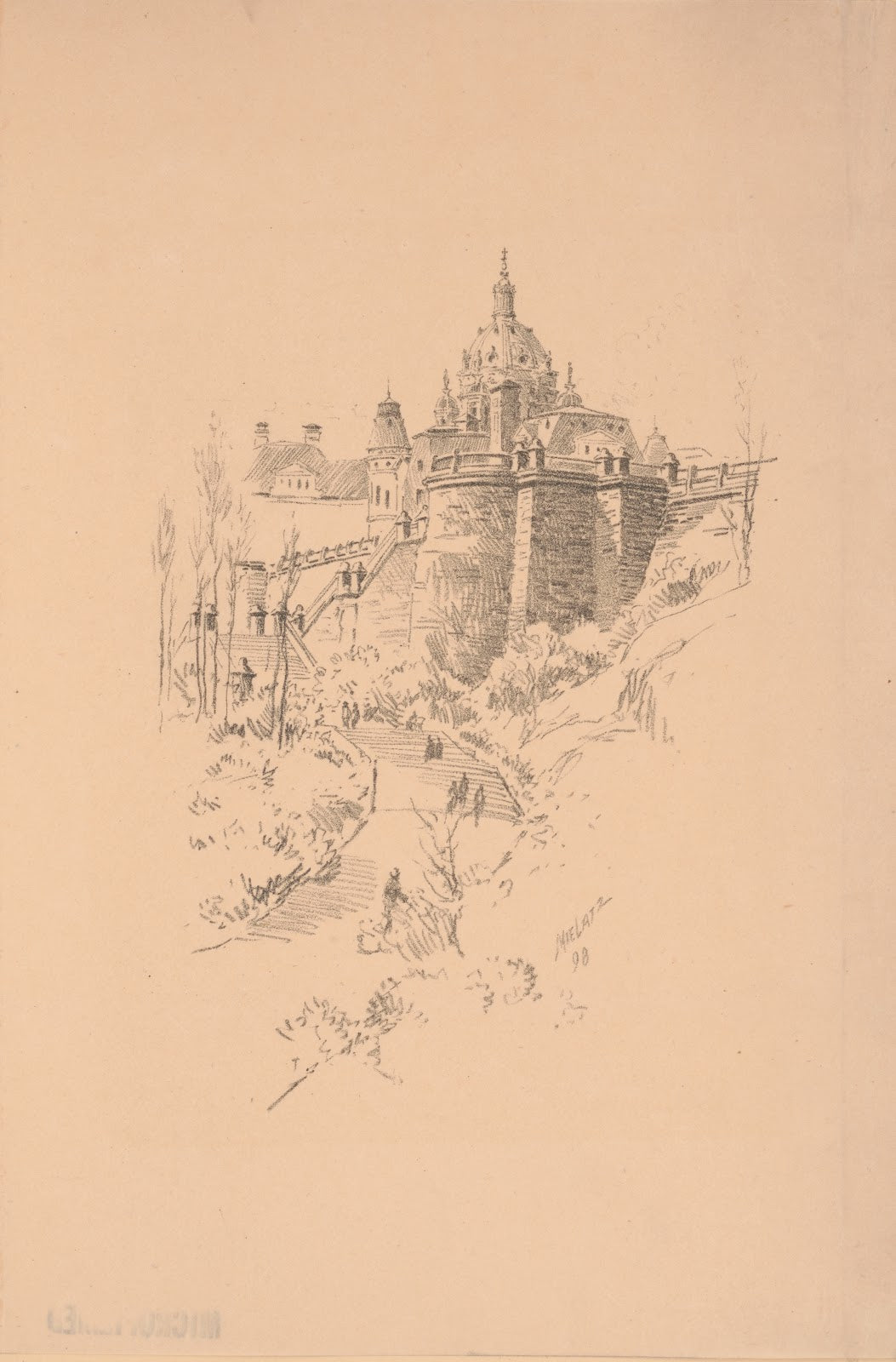 Morningside Park and St Lukes Hospital 1898