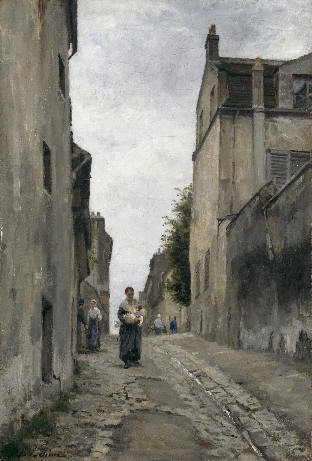 Rue Mont Cenis Montmartre c1872