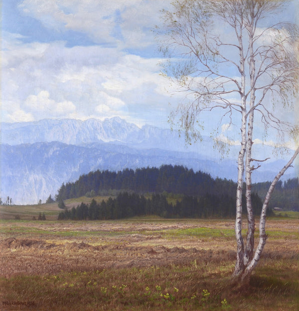 Blick auf das Kaisergebirge 1937