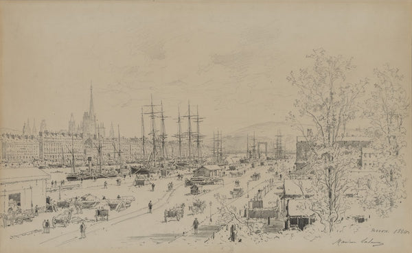 Port of Rouen 1884