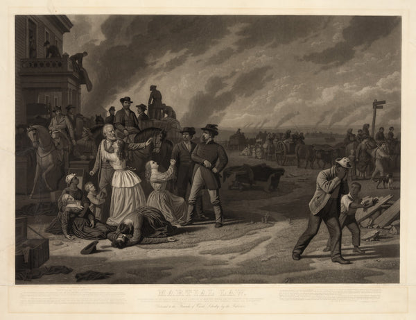 Martial law the desolation of the border counties of Missouri after George Caleb