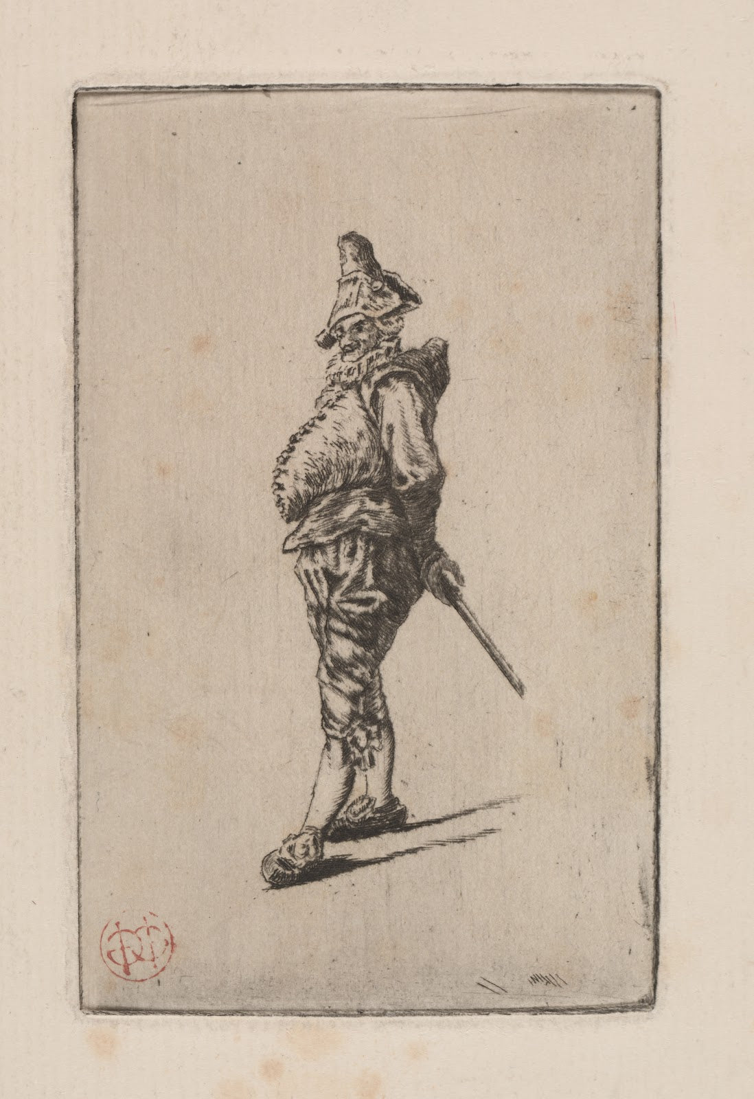 Punchinello after Meissonier 1876