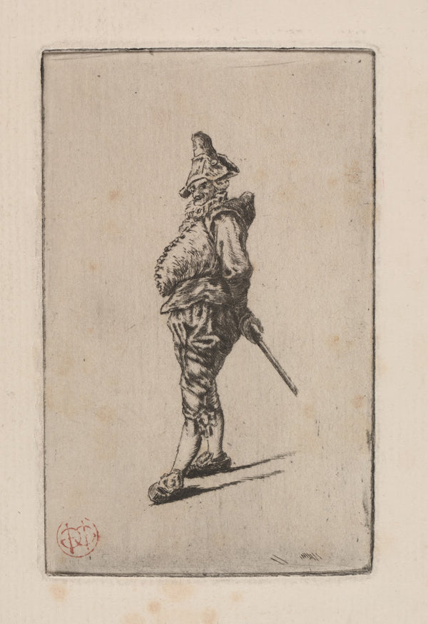 Punchinello after Meissonier 1876