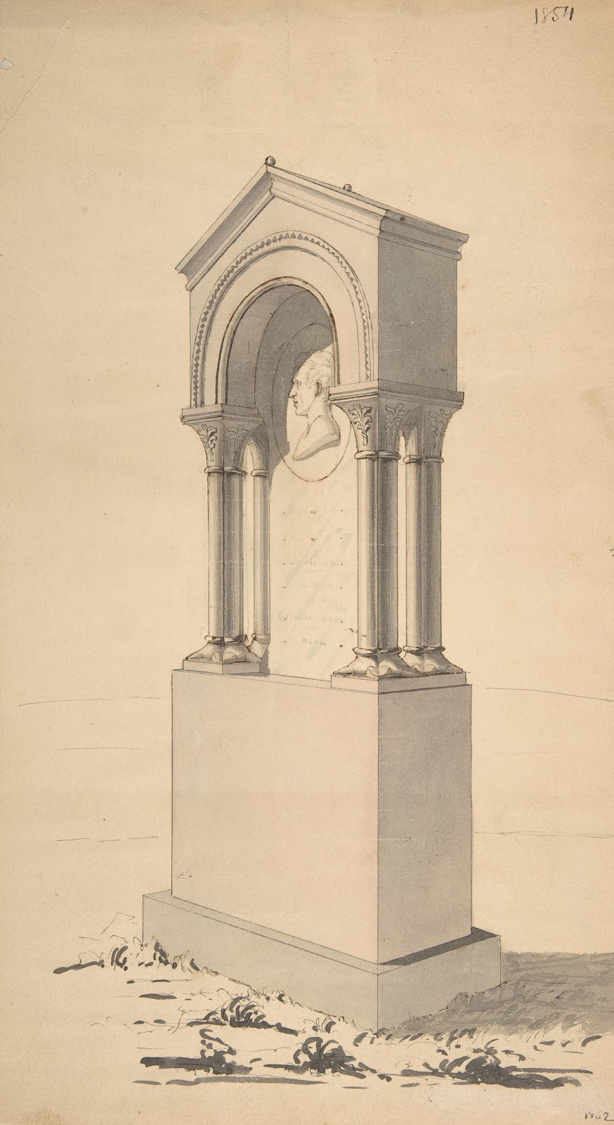 Proposed Monument to John L Carey of Baltimore 185254