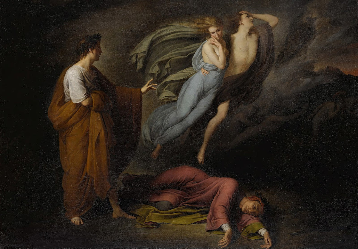 Dante And Virgil Meet Francesca Da Rimini And Paolo Malatesta