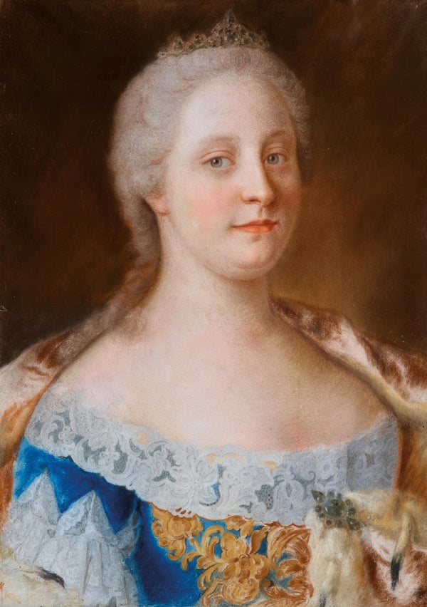Portrait Of Maria Theresia Of Austria 18th Century
