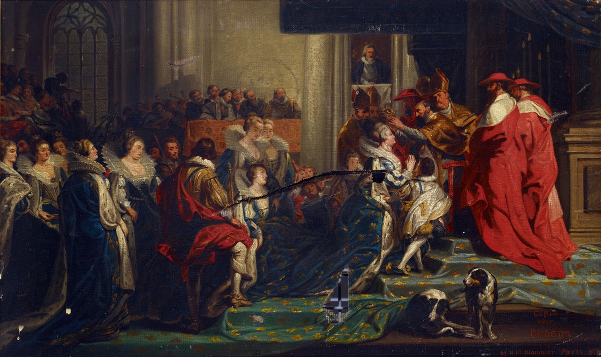The Coronation Of Maria De Medici 1850