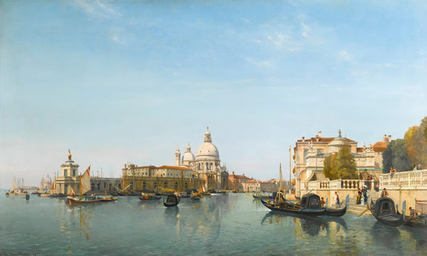 The Punta Della Dogana And Grand Canal Venice 1877