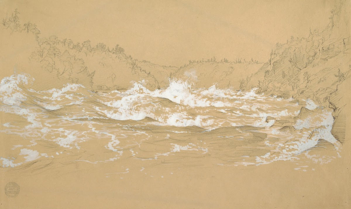 Niagara River Gorge 1856 or 1858