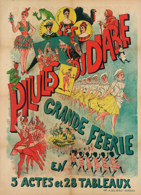 Les Pilules Du Diablegrande Feerie En 5 Actes Et 28 Tableaux 1880 1900