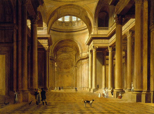 Vue intérieure du Panthéon 1810