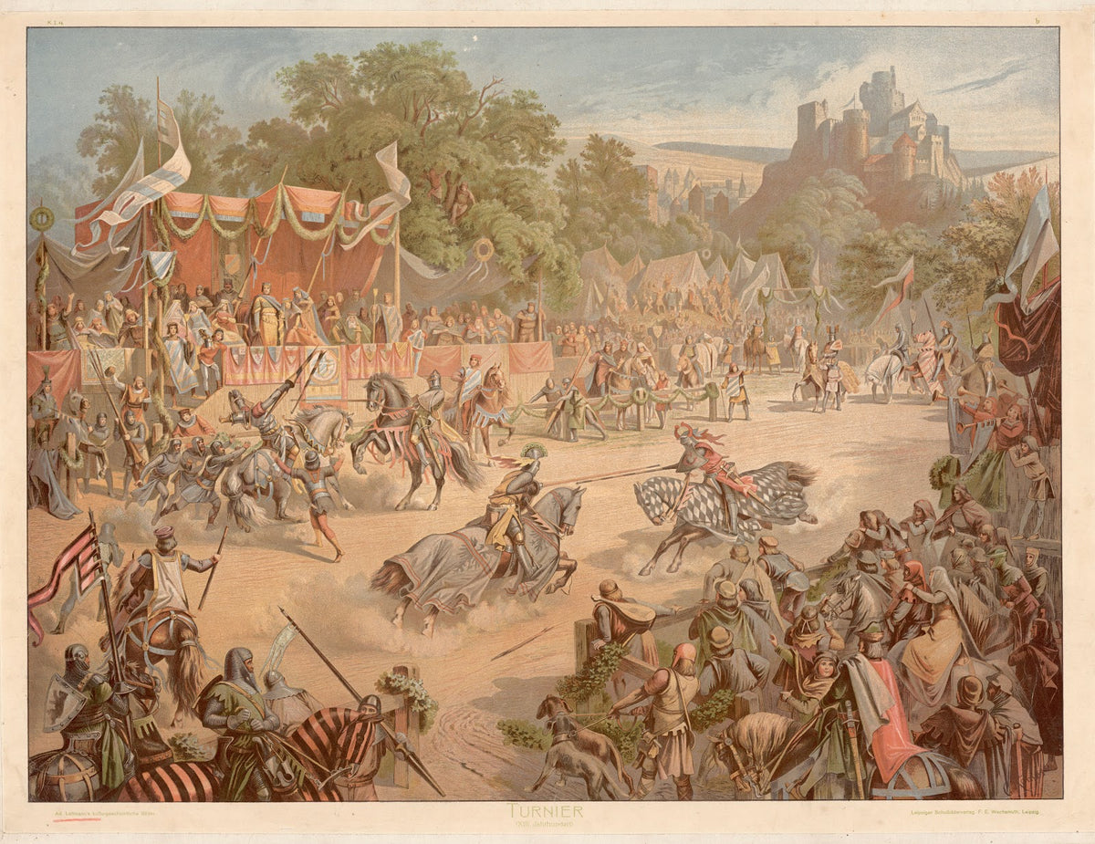 Tournament 13th century 1893