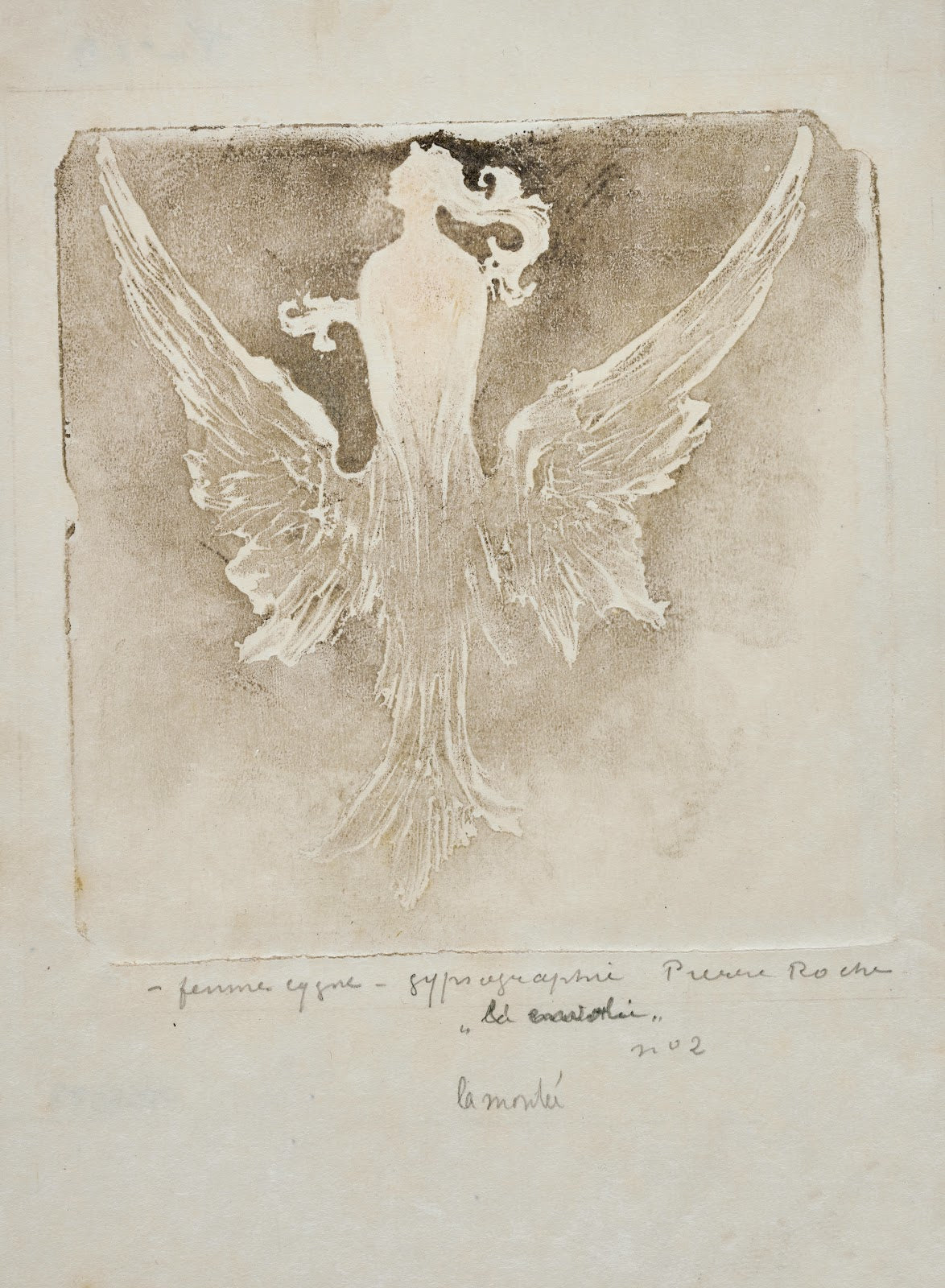 Femmes cygnes volantes II Lenvol 2 1916